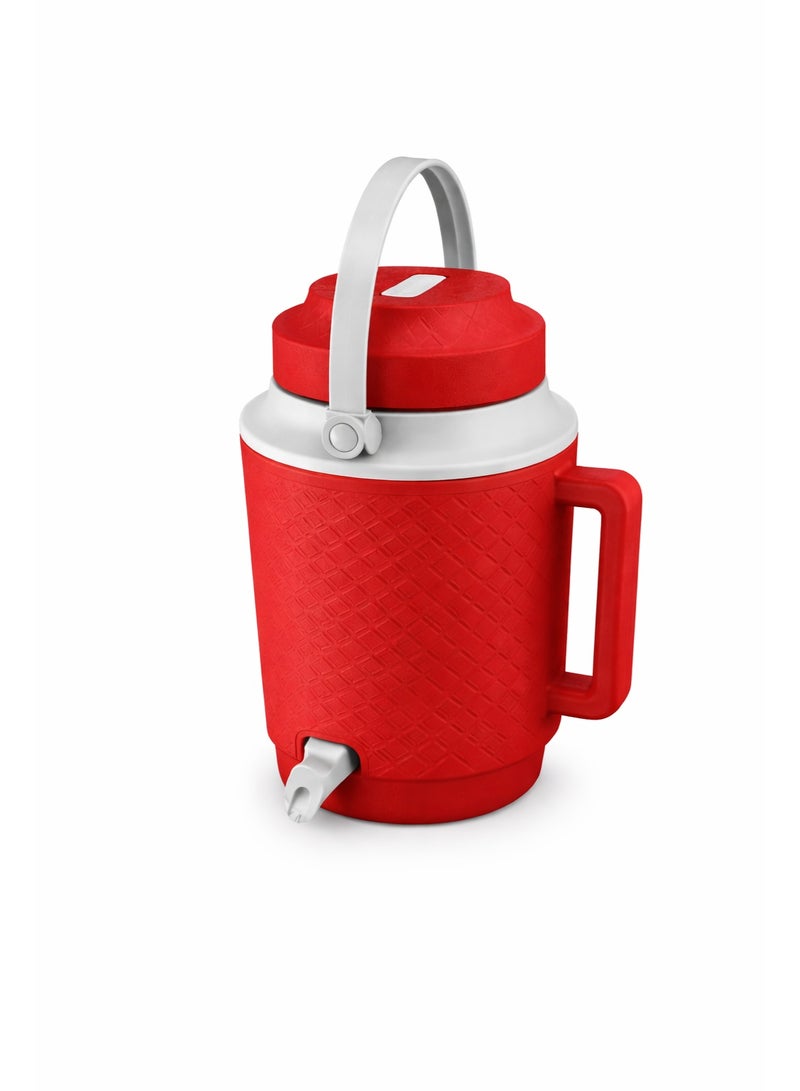 Cosmoplast جهاز تبريد المشروبات المعزول - موزع مياه سعة 1/2 جالون، خالي من BPA، غطاء مانع للتسرب، يحافظ على برودة المشروبات في الهواء الطلق، التخييم، الرياضة - Image 2